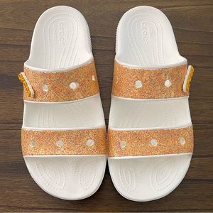 CROCS ICONIC COMFORT SANDAL women’s  SIZE 10. Used condition.